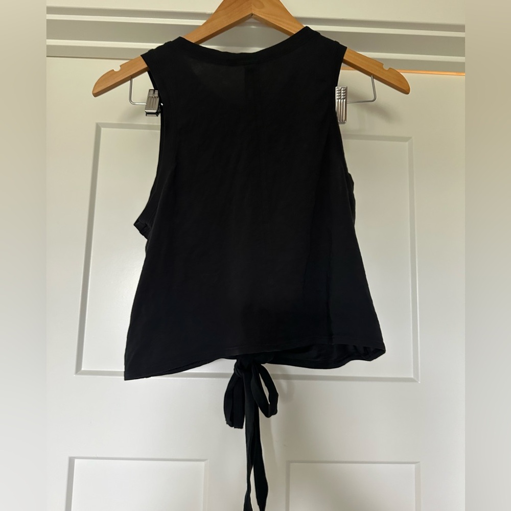 Tie wrap yoga tank